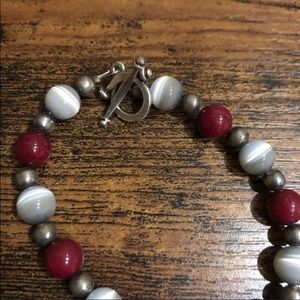 Alabama theme beaded bracelet